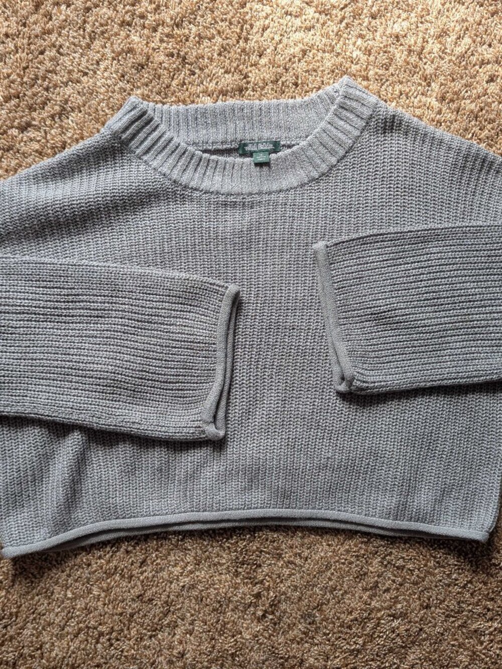 Wild Fable Cropped Sweater, Sz M